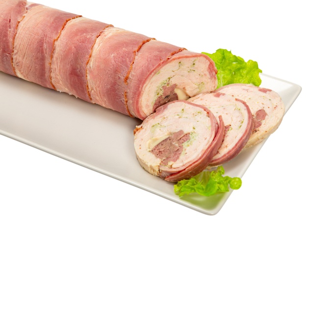 Chicken roulade with liver