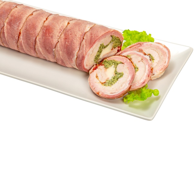 Pork roulade with sun-dried tomatoes