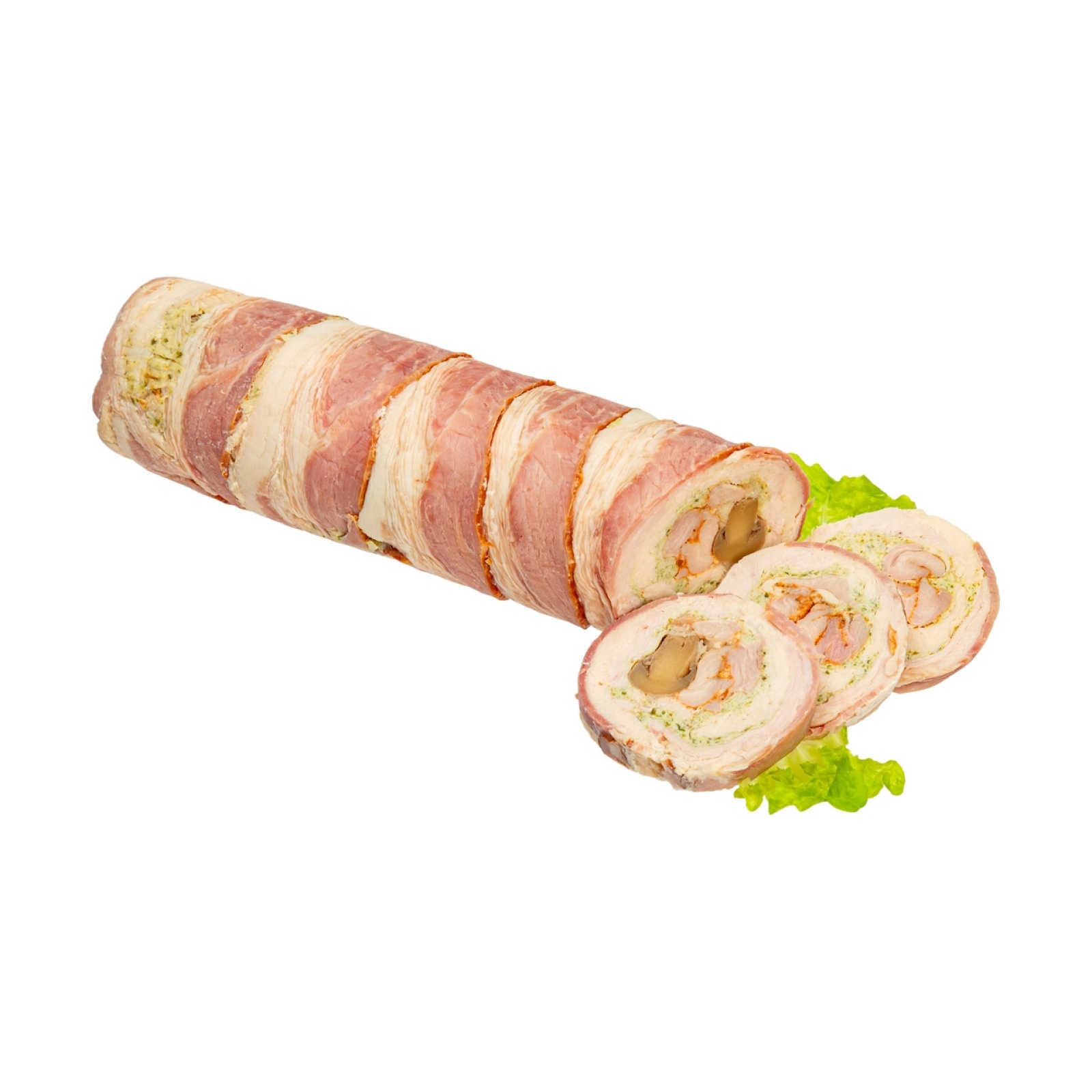 Mixed chicken roulade