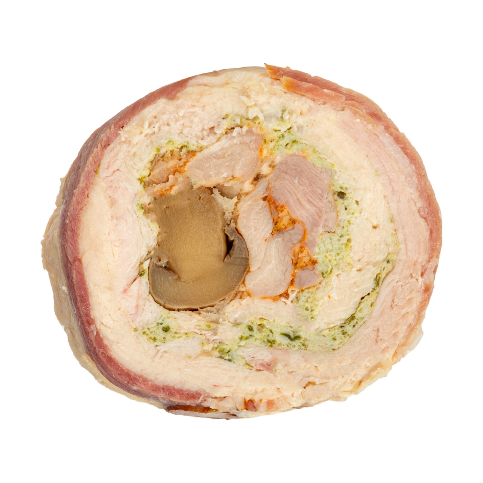 Mixed chicken roulade