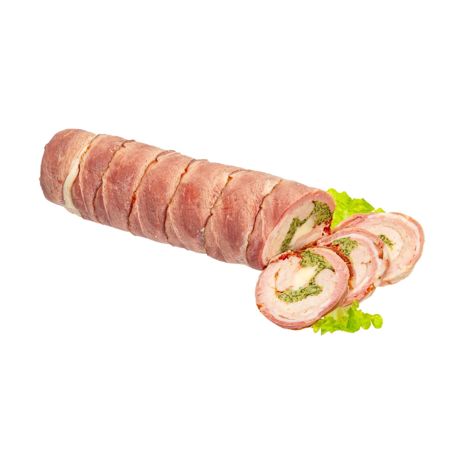 Pork roulade with sun-dried tomatoes